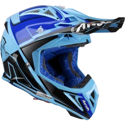Airoh Aviator 2.2 Check Gloss Blue Helmet -AIROH Sales HAAVI04 ALT1 HOST 2