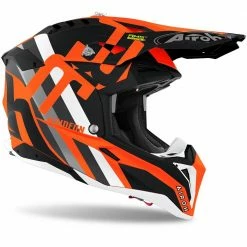 Airoh Aviator 3 Rainbow Matte Orange Helmet -AIROH Sales HAAVI57 ALT1 HOST 1