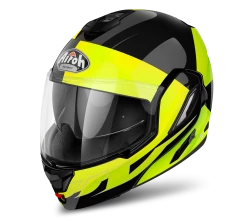 Airoh Rev Fusion Black/Yellow Modular Helmet