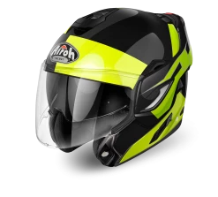 Airoh Rev Fusion Black/Yellow Modular Helmet -AIROH Sales HAREV05 ALT1 HOST 3