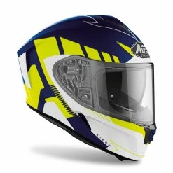 Airoh Spark Rise Matte Blue/Yellow Helmet -AIROH Sales HASPA34 ALT1 HOST 1