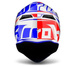 Airoh Terminator Cleft White/Red/Blue Helmet -AIROH Sales HATER12 ALT1 HOST 1