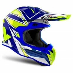 Airoh Terminator Open Vision Shock Blue Helmet -AIROH Sales HATER24 ALT1 HOST 2