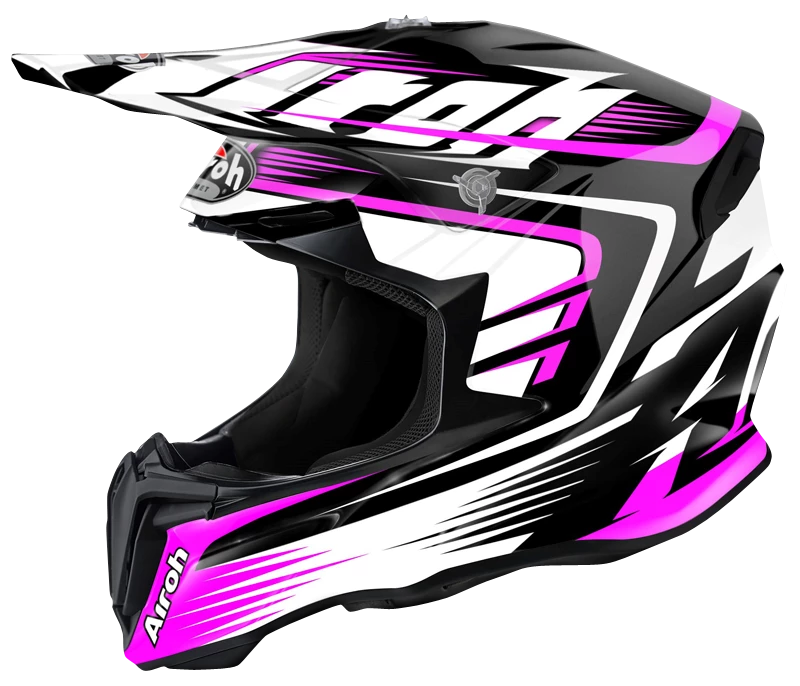 Airoh Twist Mix Gloss Violet/White/Black Helmet 3 Airoh Twist Mix Gloss Violet/White/Black Helmet