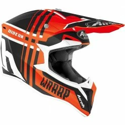 Airoh Wraap Broken Matte Orange Helmet -AIROH Sales HAWRA17 ALT1 HOST 1