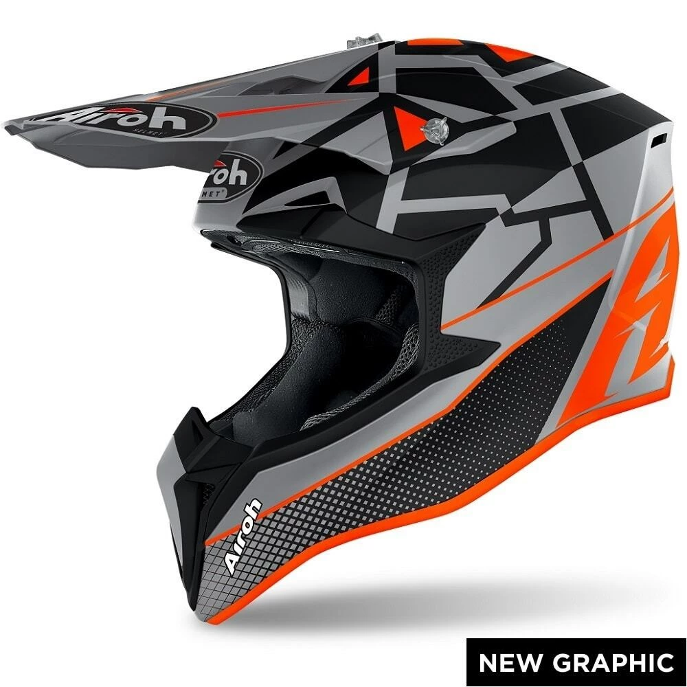 Airoh Wraap Mood Matte Orange Helmet 3 Airoh Wraap Mood Matte Orange Helmet