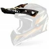 Airoh HAZV6056 Replacement Peak for Aviator 2.3 Helmets Novak Gold -AIROH Sales HAZV6056