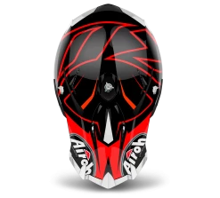 Airoh HAZV6143 Replacement Peak for Terminator Open Vision Helmets Shock Red