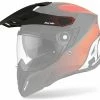 Airoh HAZV6302 Replacement Peak for Commander Helmets Progress Matte Orange